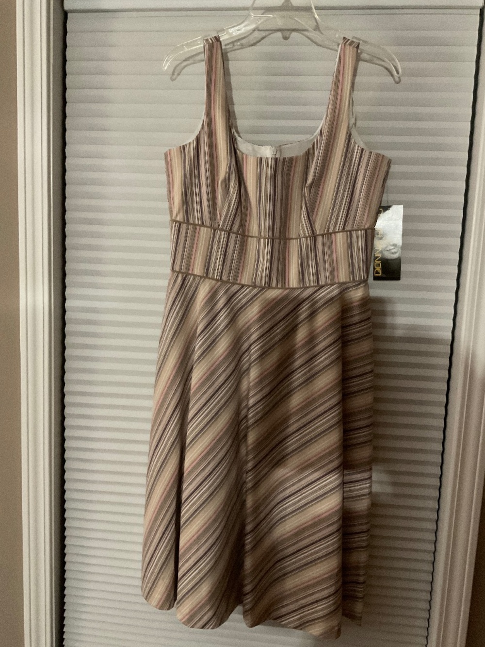 Ladies Dress Donna Ricco Size 10 Stripes - New With Tags